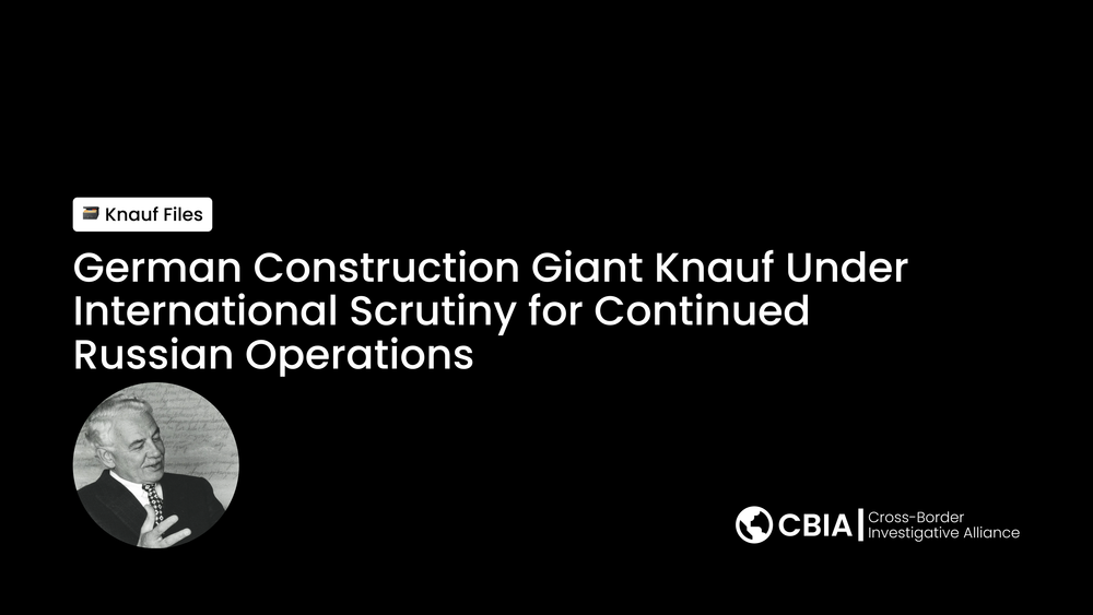 German Construction Giant Knauf Under International Scrutiny for Continued Russian Operations post image
