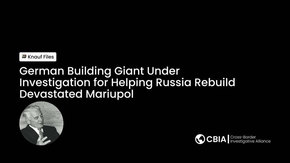 German Building Giant Under Investigation for Helping Russia Rebuild Devastated Mariupol post image